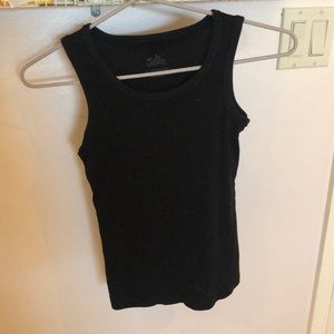 Justice black tank top